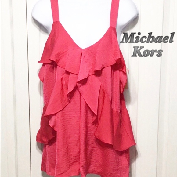 Michael Kors Tops - Michael Kors-NWT- 🆕 Layered Tier Top Pink